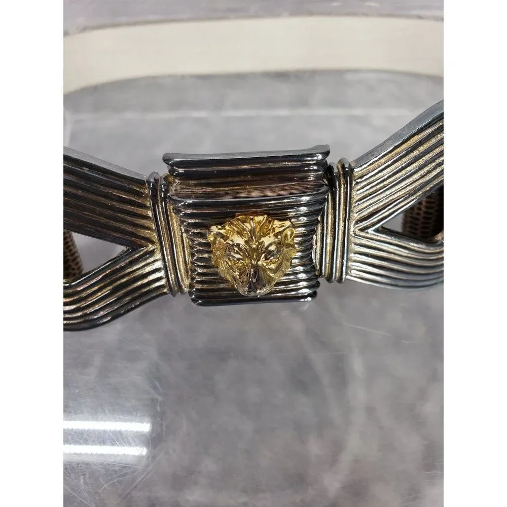 Mimi Di N Vintage Infinity Lion‎ Belt bow decoration closure1986
